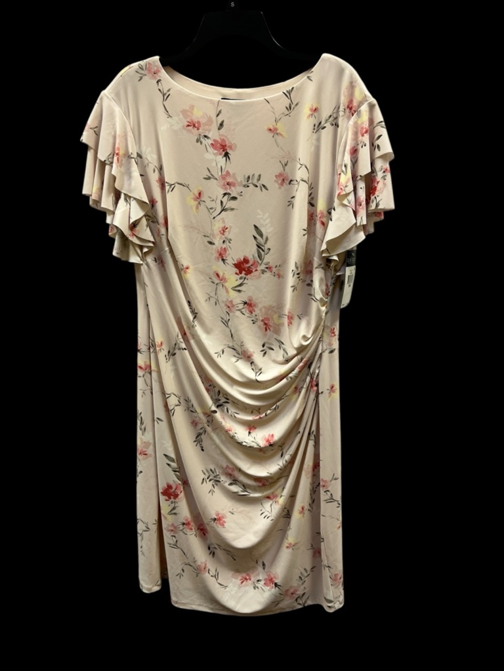 NWT Lauren Ralph Lauren Latoya floral Pink Midi dress Size 14W